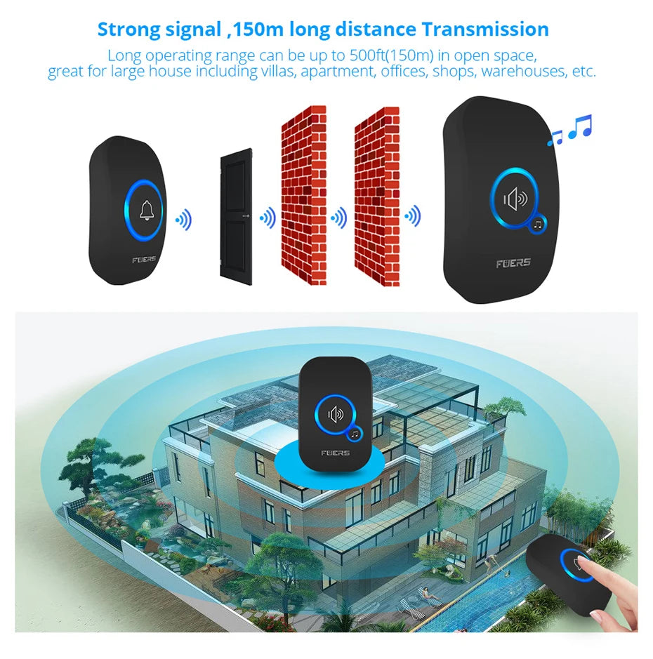 MelodyWave Wireless Doorbell