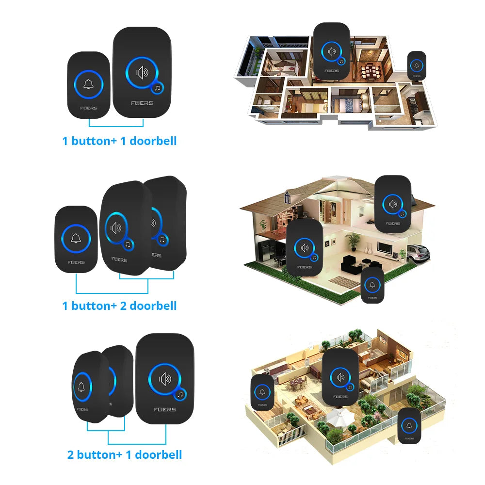 MelodyWave Wireless Doorbell