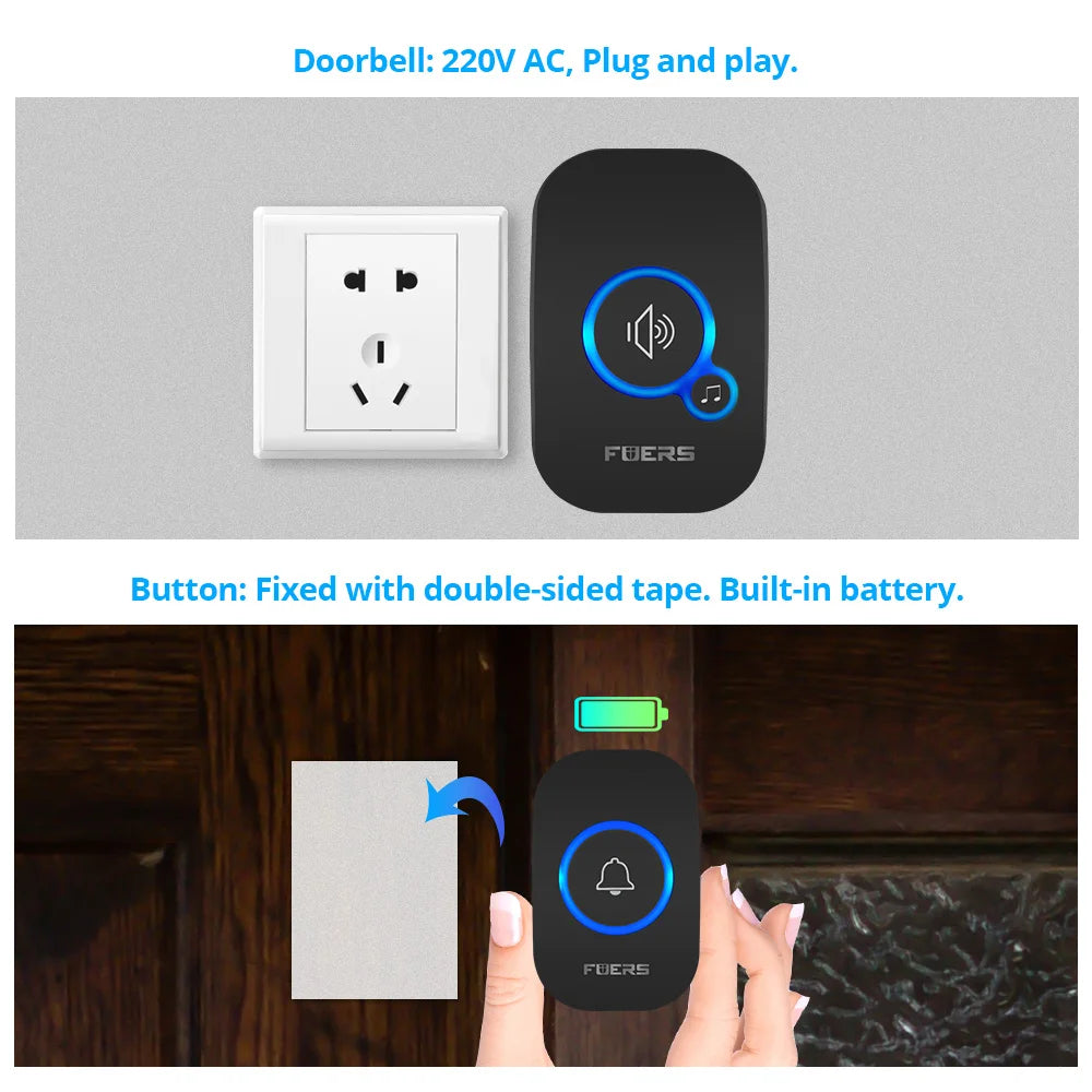 MelodyWave Wireless Doorbell