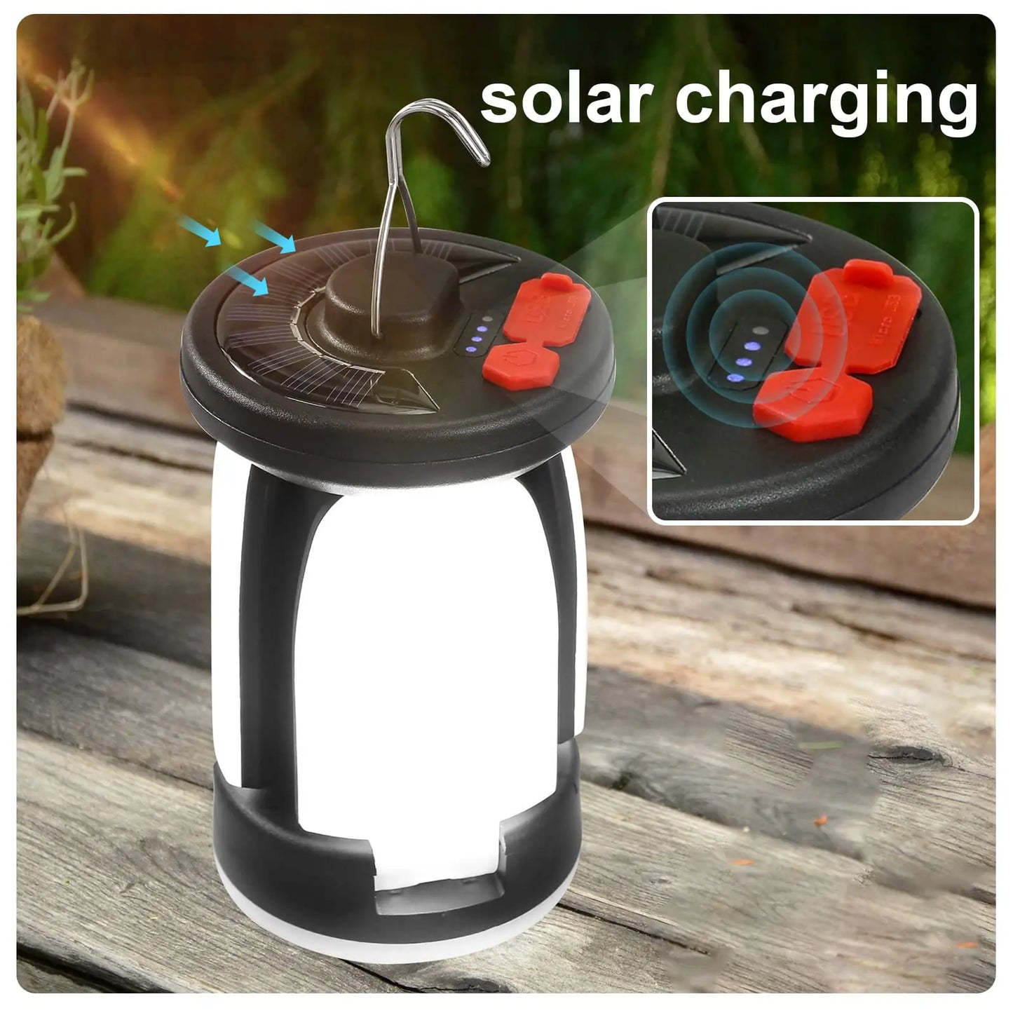 SolarGlow 6-in-1 Camping Lantern