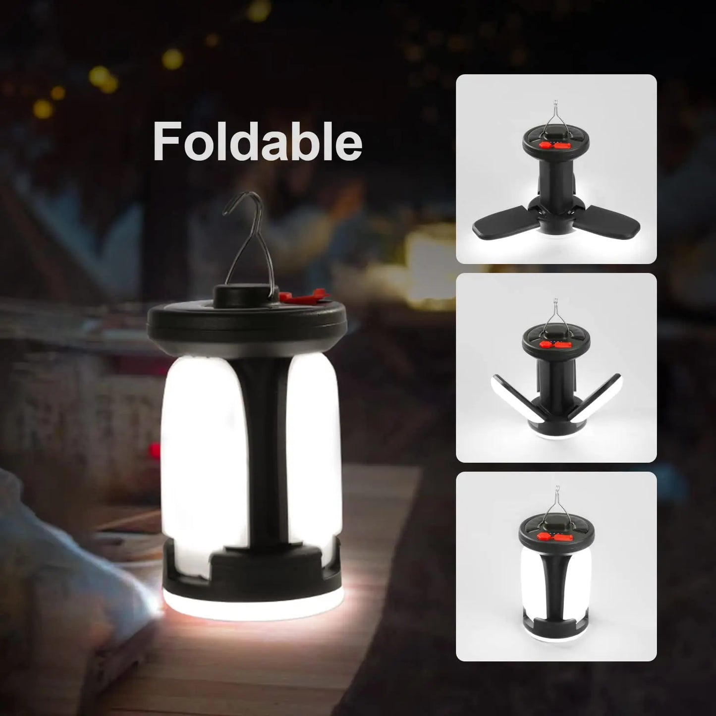 SolarGlow 6-in-1 Camping Lantern