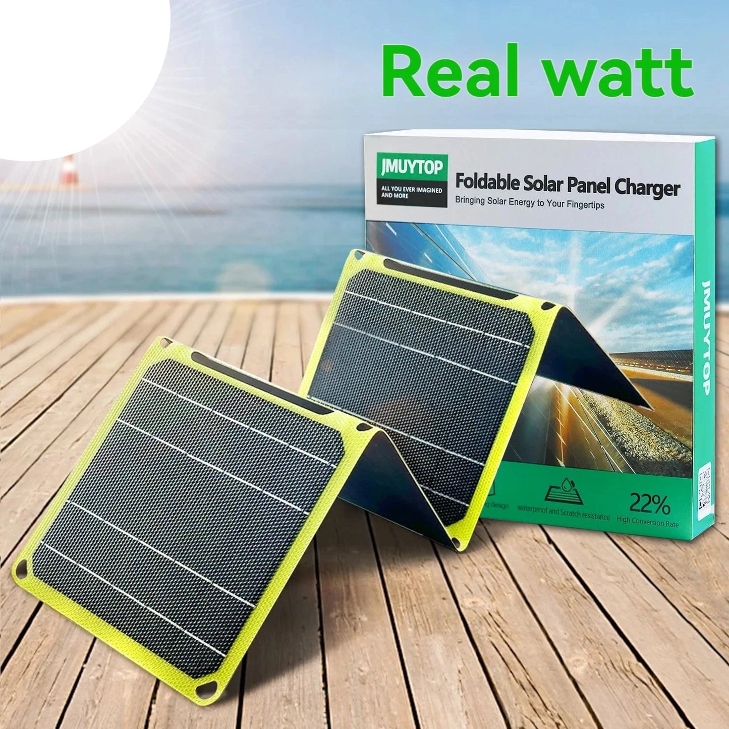 SolarBoost Portable Charger