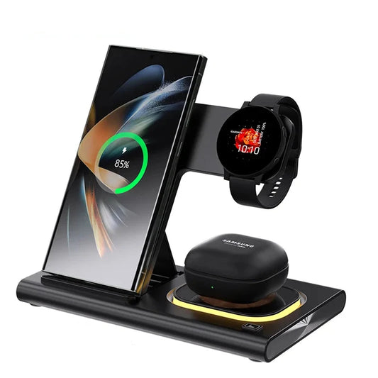 Wireless Charger Stand 30W - Fast Charging Dock Station