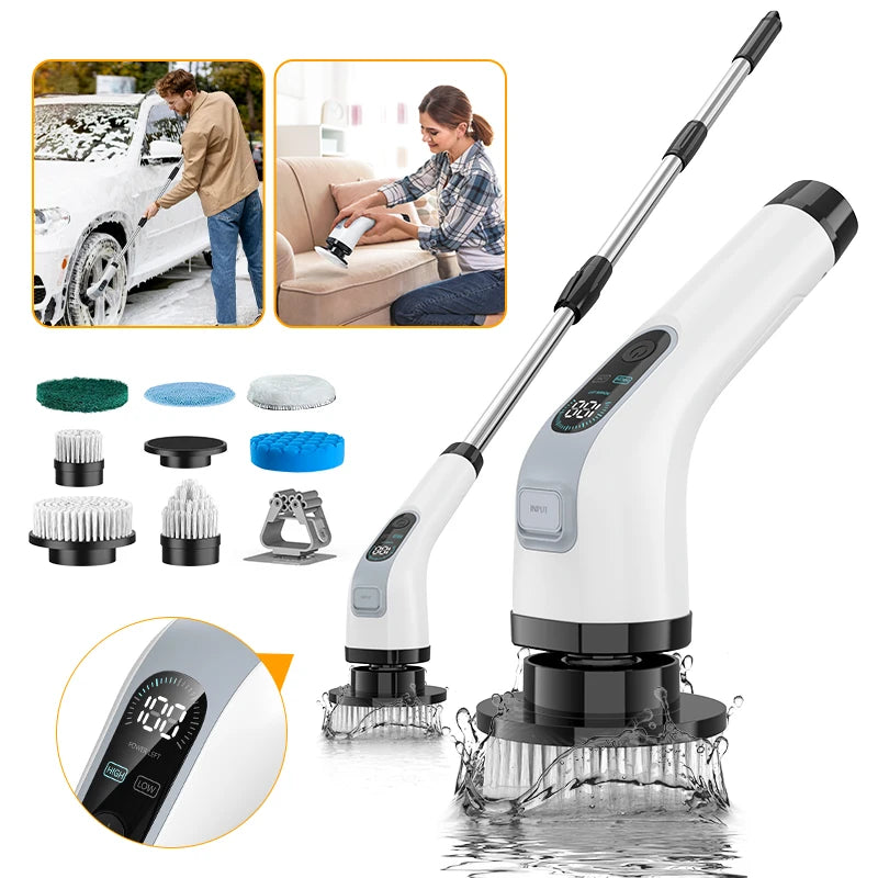 Cordless Electric Spin Scrubber